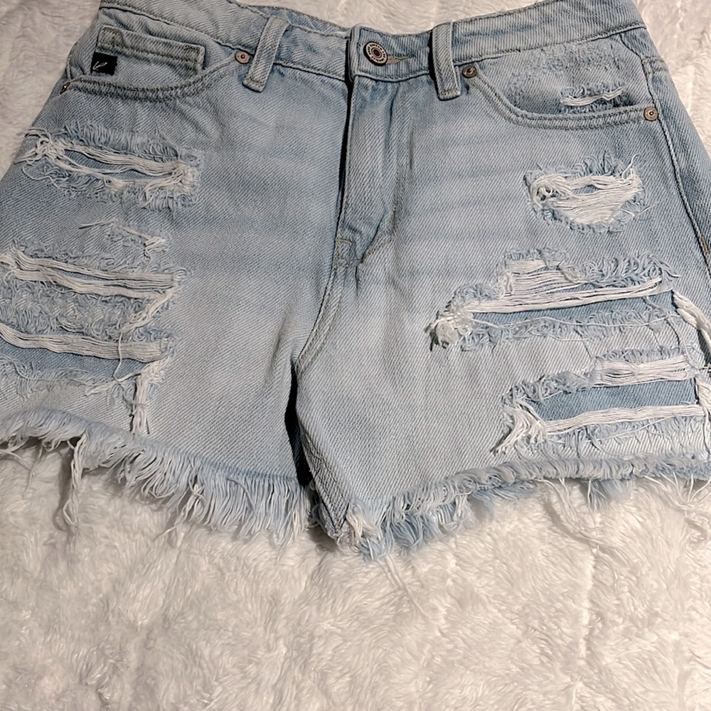Kancan denim shorts.